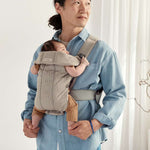 BabyBjorn Mochila Porta Bebé Mini Mesh - Greige