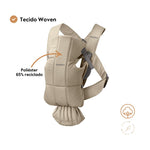 BabyBjorn Mochila Porta Bebé Mini Cotton - Antracita/Paisaje