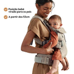 BabyBjorn Mochila Porta Bebé One Air - Antracita/Leopard