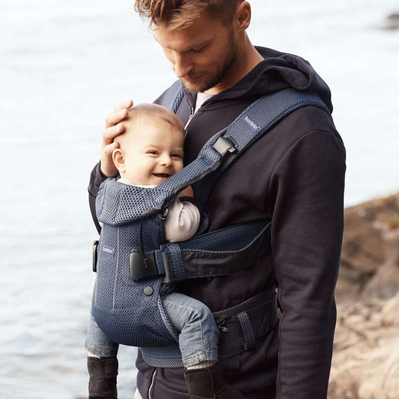 BabyBjorn Mochila Porta Bebé One Air - Azul marino
