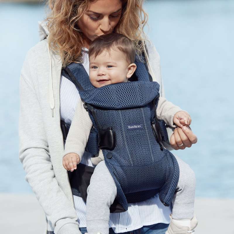 BabyBjorn Mochila Porta Bebé One Air - Azul marino