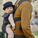 BabyBjorn Mochila Porta Bebé One Woven Mix - Gris oscuro