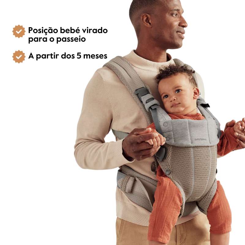 Babybjorn Mochila Porta Bebé Harmony - Antracita Mesh