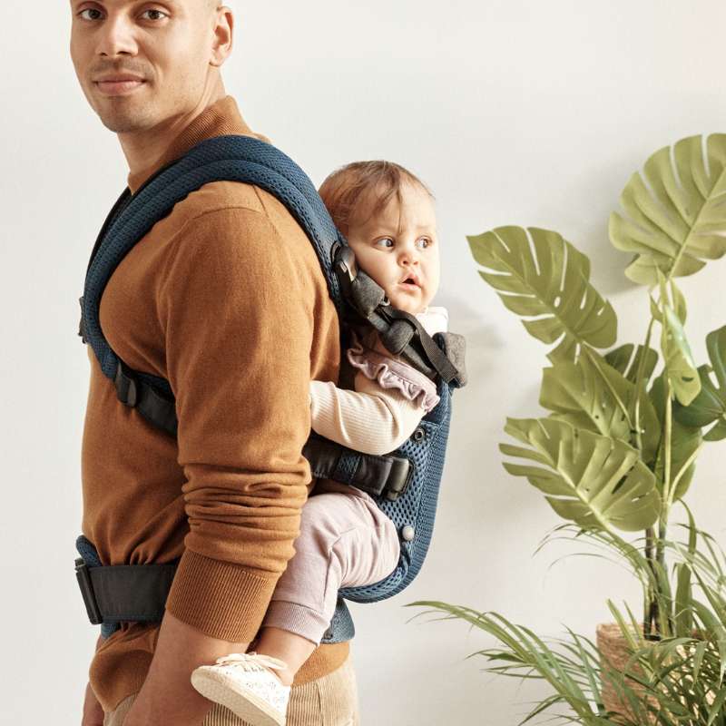 Babybjorn Mochila Porta Bebé Harmony - Azul Marino Mesh