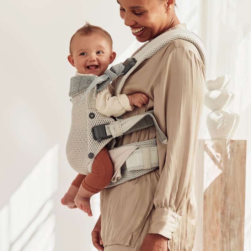Babybjorn Mochila Porta Bebé Harmony - Creme Mesh