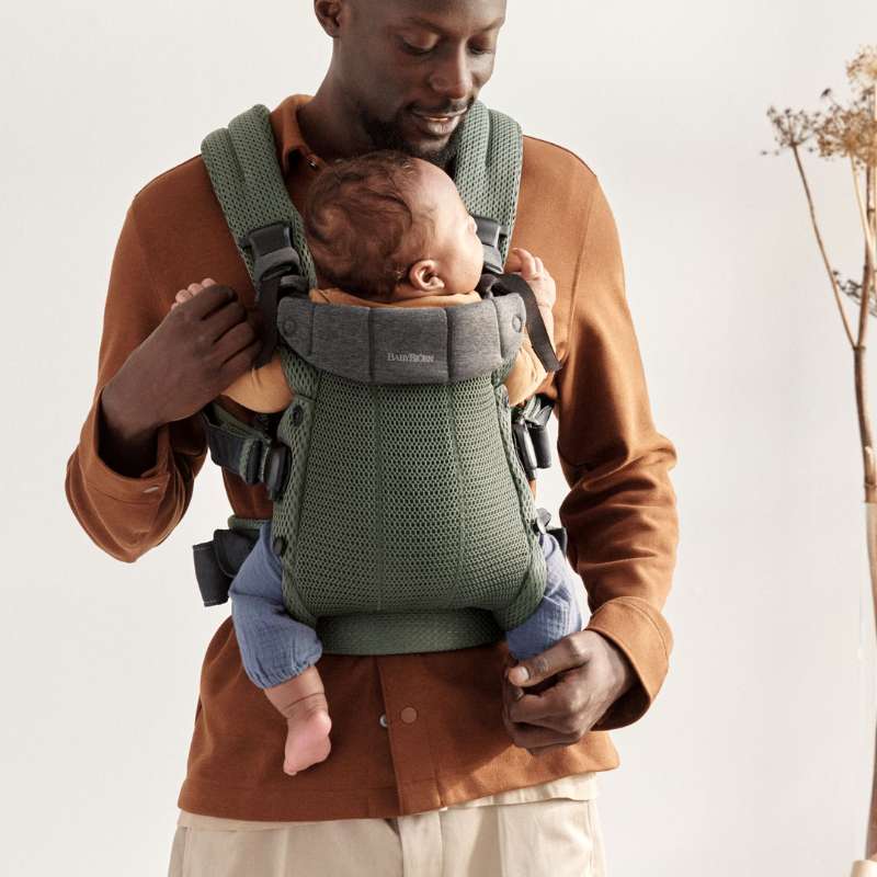 Babybjorn Mochila Porta Bebé Harmony Mesh - Verde Oscuro