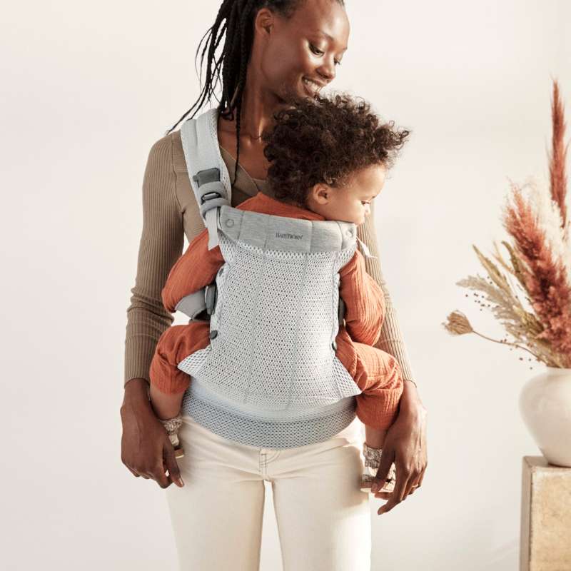 Babybjorn Mochila Porta Bebé Harmony - Plata Mesh