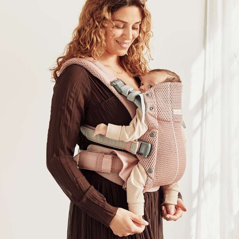 Babybjorn Mochila Porta Bebé Harmony - Rosa Palo Mesh