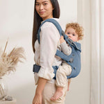 Babybjorn Mochila Porta Bebé Harmony Woven Melange - Azul