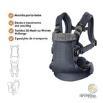 Babybjorn Mochila Porta Bebé Harmony - Antracita Mesh