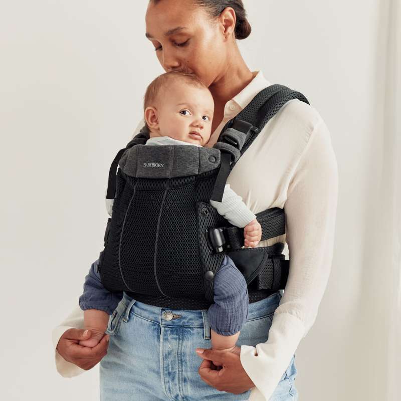 Babybjorn Mochila Porta Bebé Harmony - Negro Mesh