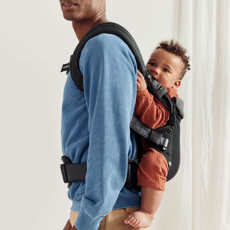 Babybjorn Mochila Porta Bebé Harmony - Negro Mesh