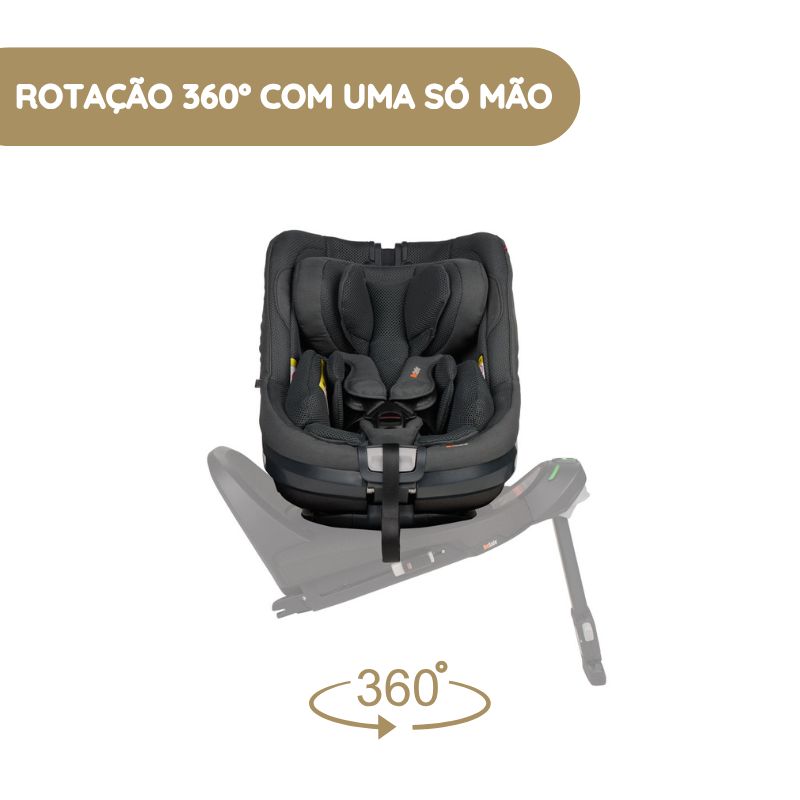 BeSafe Cadeira Auto Beyond 2 360 B - Fresh Black Cab