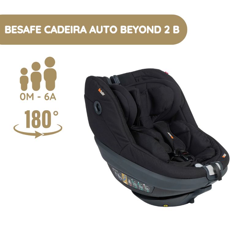 BeSafe Cadeira Auto Beyond 2 B - Fresh Black Cab