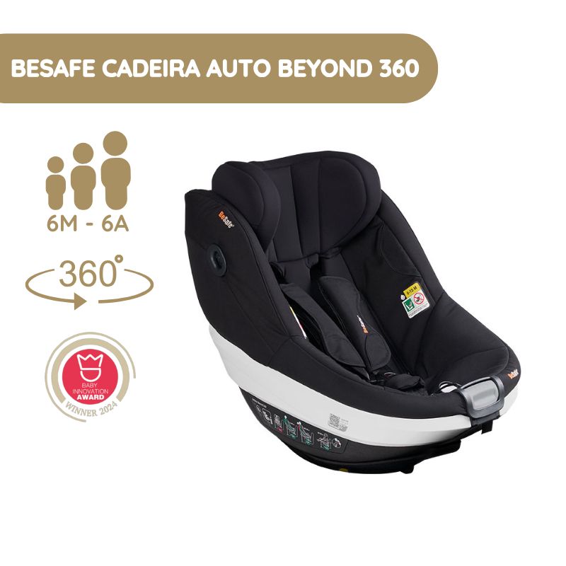 BeSafe Cadeira Auto Beyond 360 - Fresh Black Cab