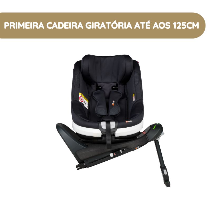 BeSafe Cadeira Auto Beyond 360 - Black Soft Breeze
