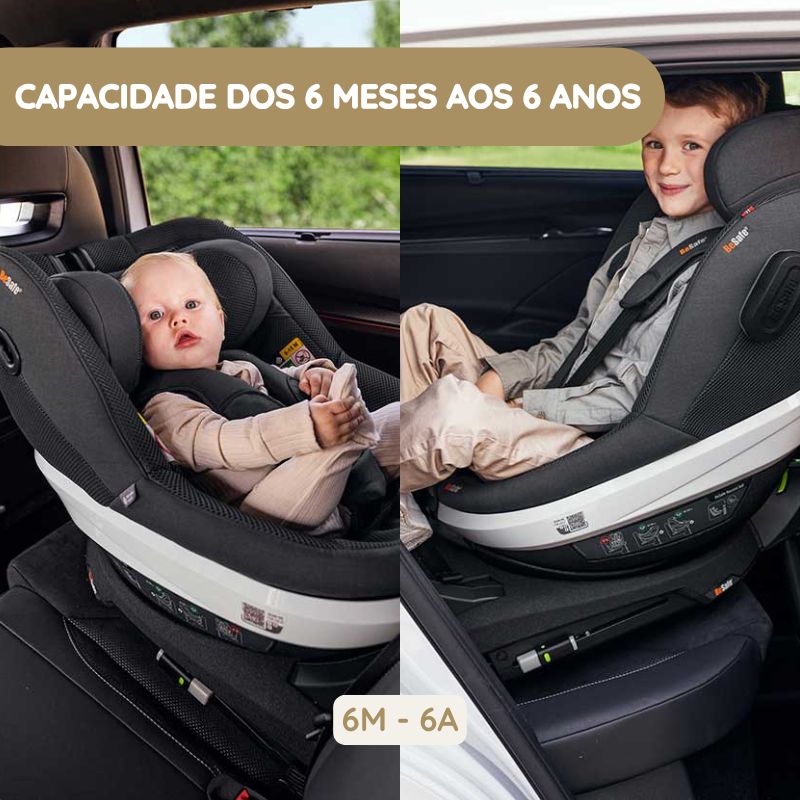 BeSafe Cadeira Auto Beyond 360 - Anthracite Mesh