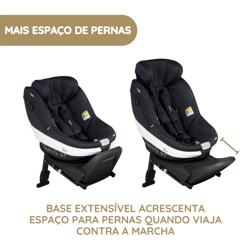 BeSafe Cadeira Auto Beyond 360 - Black Soft Breeze