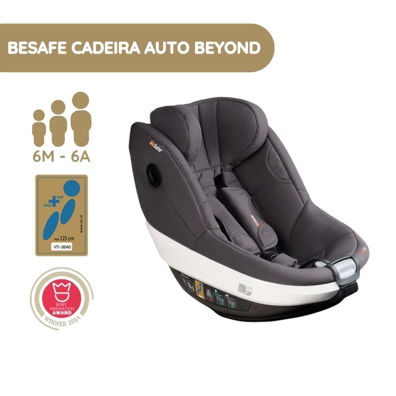 BeSafe Cadeira Auto Beyond - Dark Grey Mélange