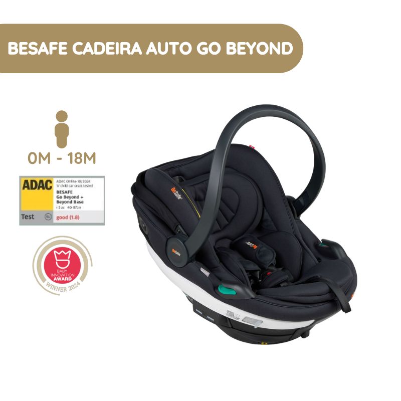 BeSafe Cadeira Auto Go Beyond - Black Soft Breeze