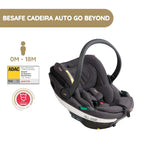 BeSafe Cadeira Auto Go Beyond - Dark Grey Mélange