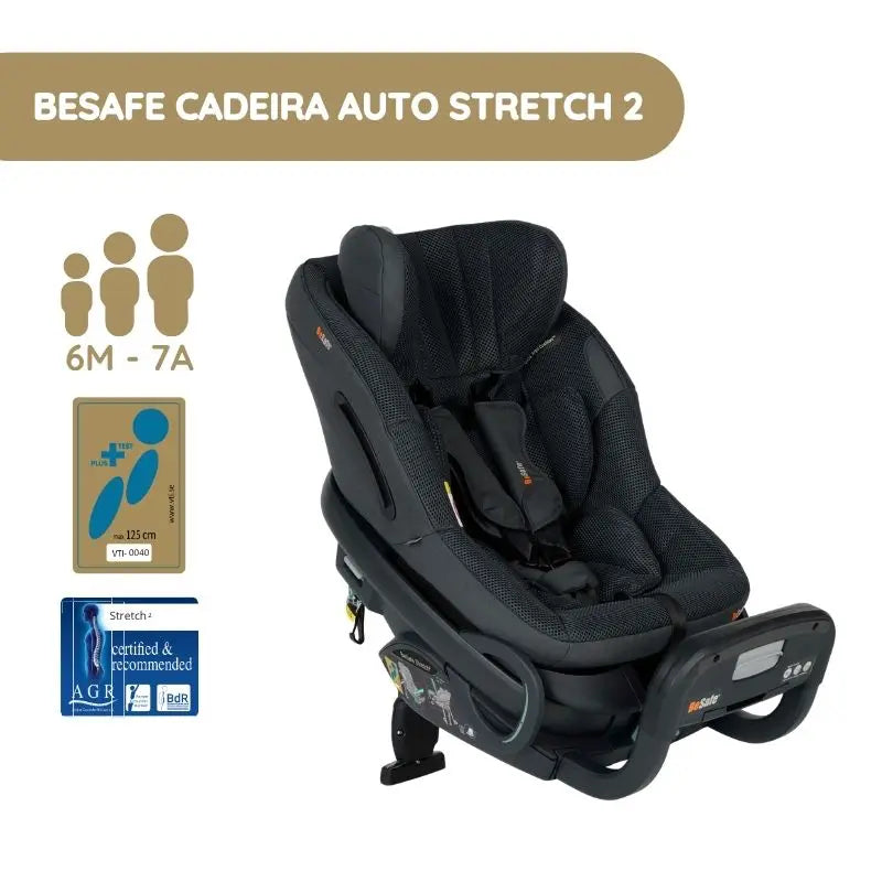 BeSafe Cadeira Auto Stretch 2 - Anthracite Mesh
