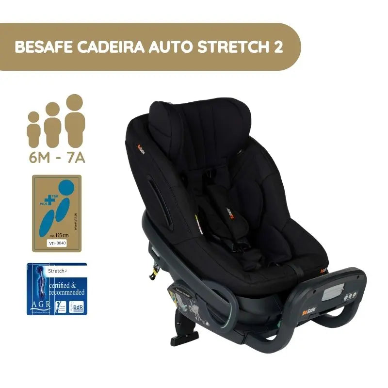BeSafe Cadeira Auto Stretch 2 - Fresh Black Cab