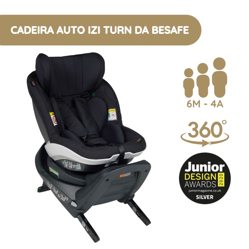 BeSafe Cadeira Auto iZi Turn i-Size - Fresh Black Cab
