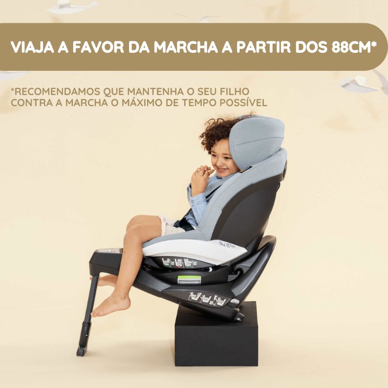 Cadeira Auto iZi Turn i-Size da BeSafe - Metallic Mélange