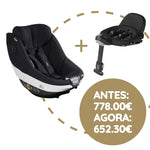 BeSafe Pack Cadeira Auto Beyond com Base Isofix - Fresh Black Cab