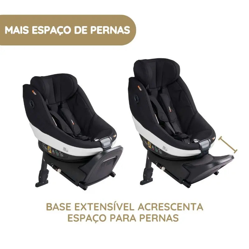 BeSafe Pack Cadeira Auto Beyond com Base Isofix - Fresh Black Cab