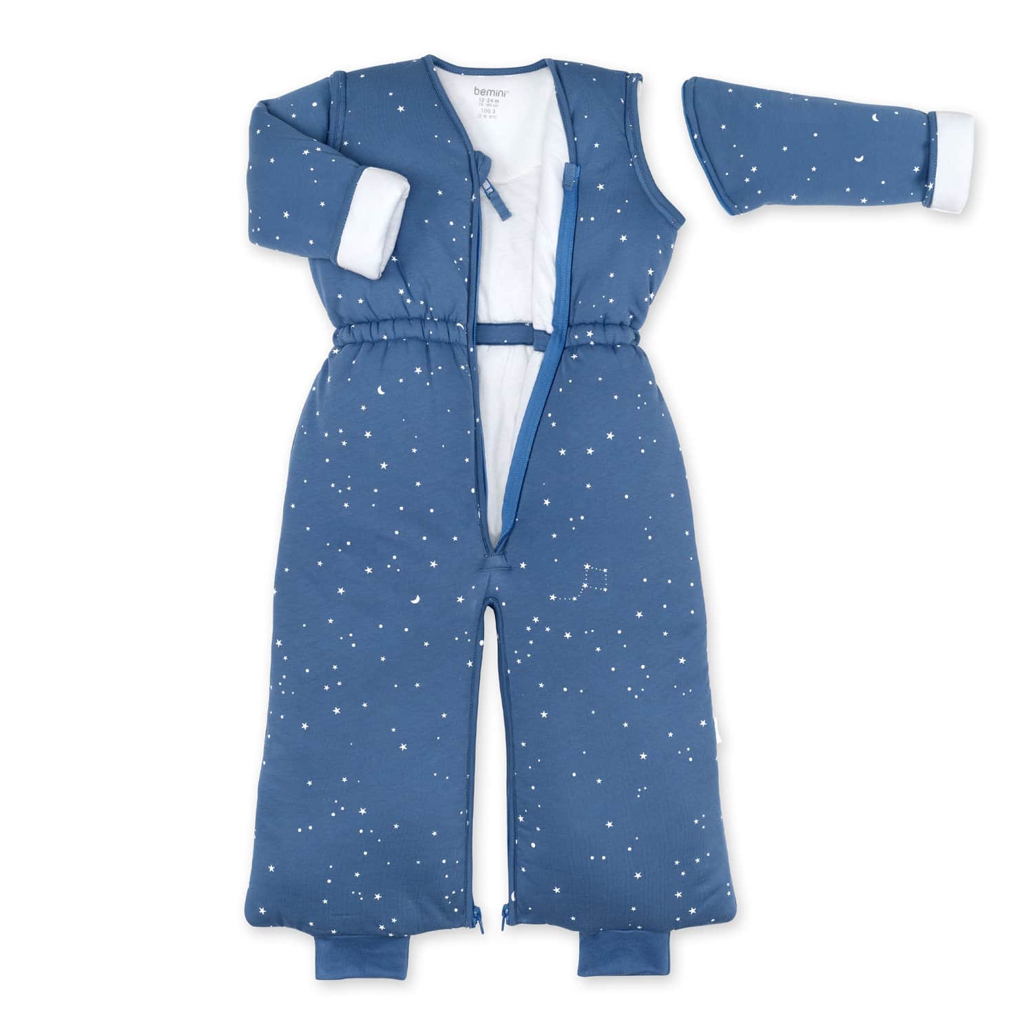Bemini Saco de Dormir 12-24m (tog 3) - Little stars print denim