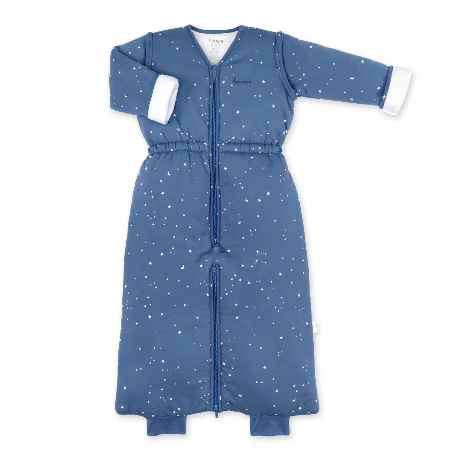 Bemini Saco de Dormir 12-24m (tog 3) - Little stars print denim