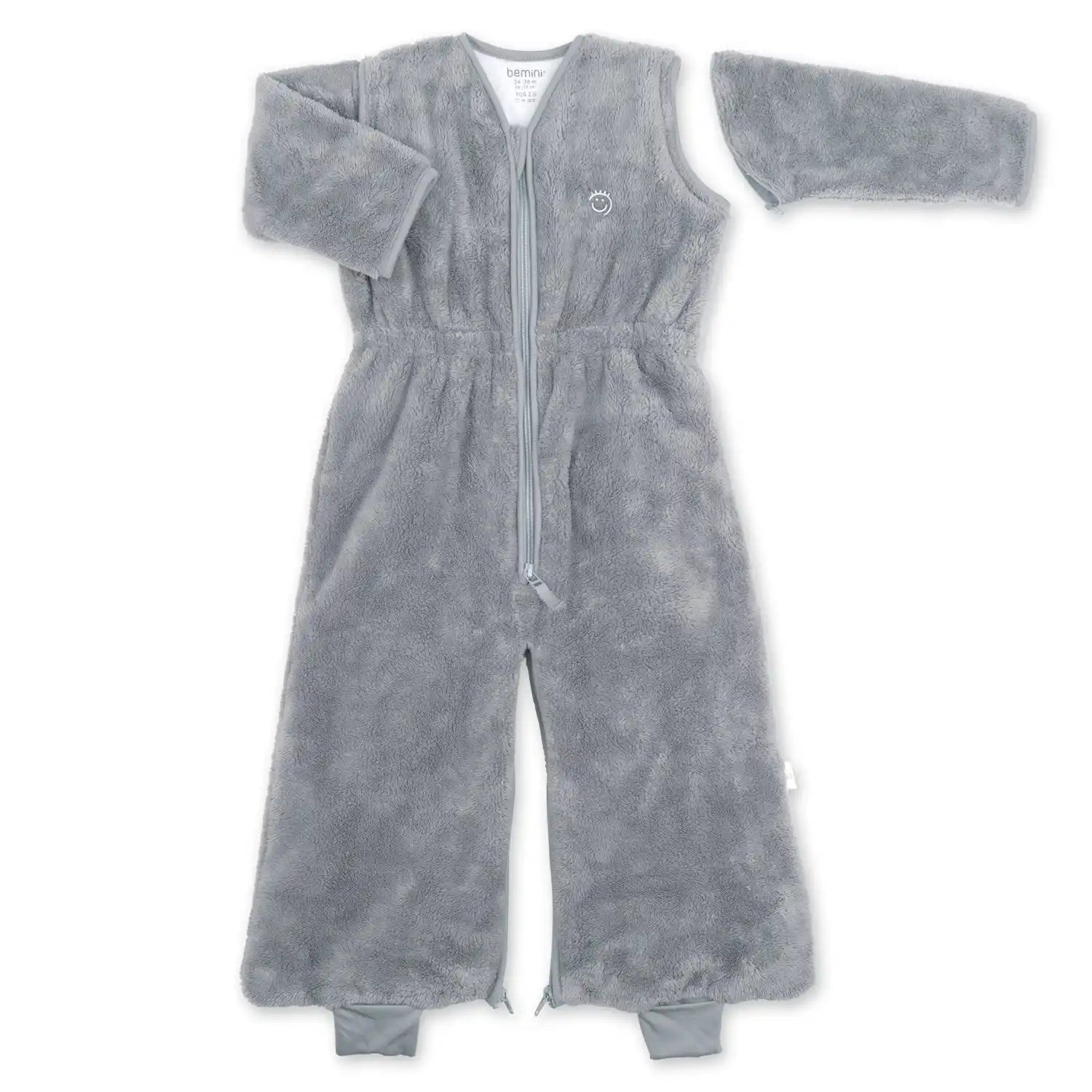 Bemini Saco de Dormir 24-36 (tog 2.5) - Medium Grey Softy