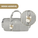 Walking Mum Bolsa Weekend Botton Rayas
