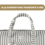 Walking Mum Bolsa Weekend Botton Rayas