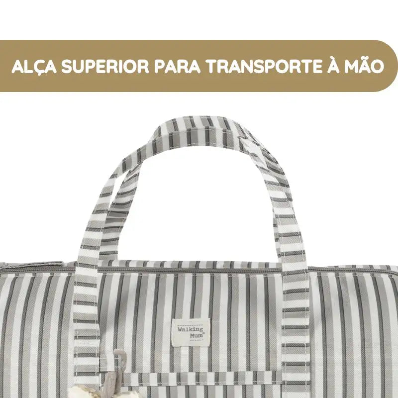 Walking Mum Bolsa Weekend Botton Rayas
