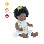 Boneca Africana 38 cm My Friends & Me da Miniland - Dos 10 meses aos 6 anos