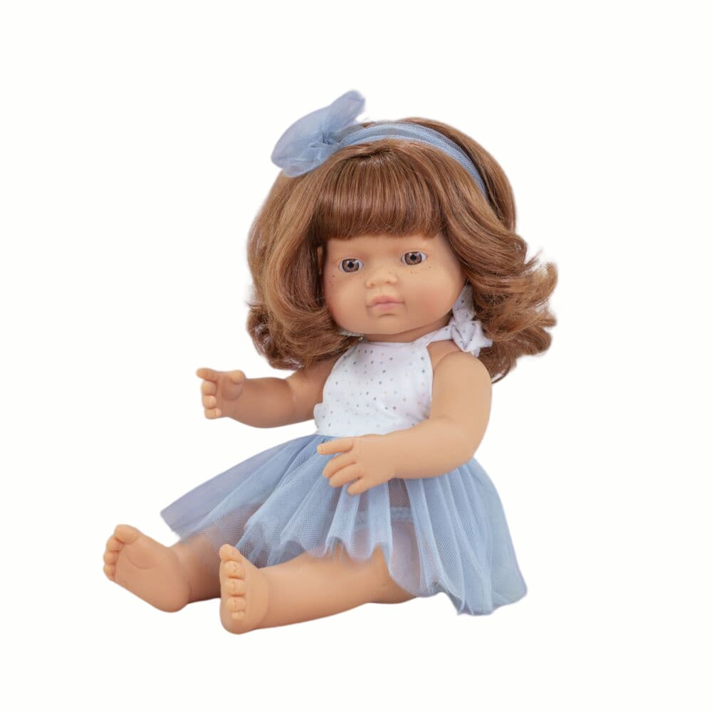 Boneca Caucasiana Ruiva 38 cm My Friends & Me da Miniland - A partir dos 10 meses