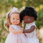 Boneca com Cabelo Loiro Caucasiana 38 cm My Friends & Me da Miniland - A partir dos 10 meses