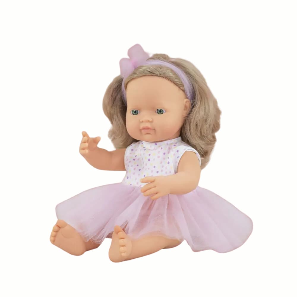 Boneca com Cabelo Loiro Caucasiana 38 cm My Friends & Me da Miniland - A partir dos 10 meses