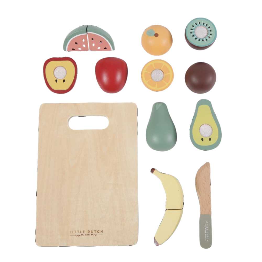 Little Dutch Conjunto de Frutas para Cortar