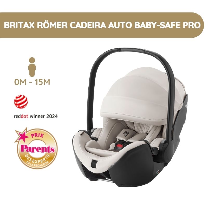 Trio Rio Carrinho de Bebé + Alcofa + Ovinho Baby-Safe Pro da Britax Römer - Lux Soft Taupe