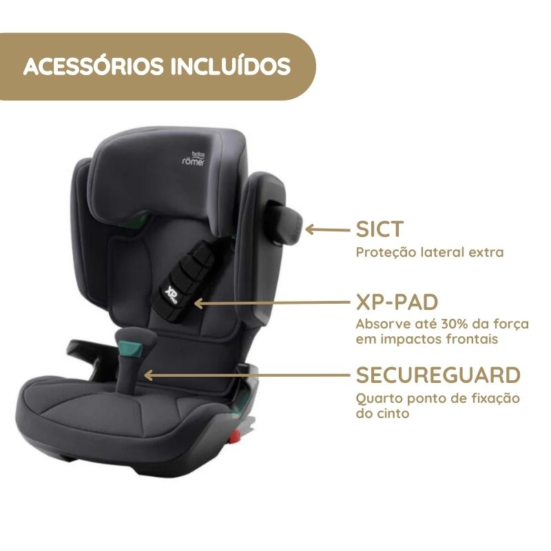 Britax Römer Cadeira Auto Kidfix I-Size - Storm Grey