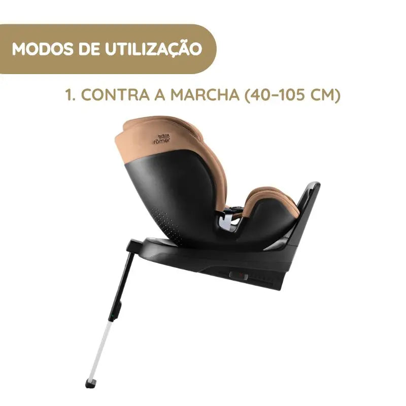 Britax Römer Cadeira Auto Swivel-Grow Max Air - LUX Linen Grey