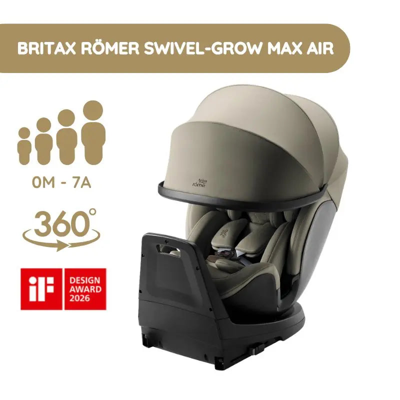 Britax Römer Cadeira Auto Swivel-Grow Max Air - LUX Urban Olive
