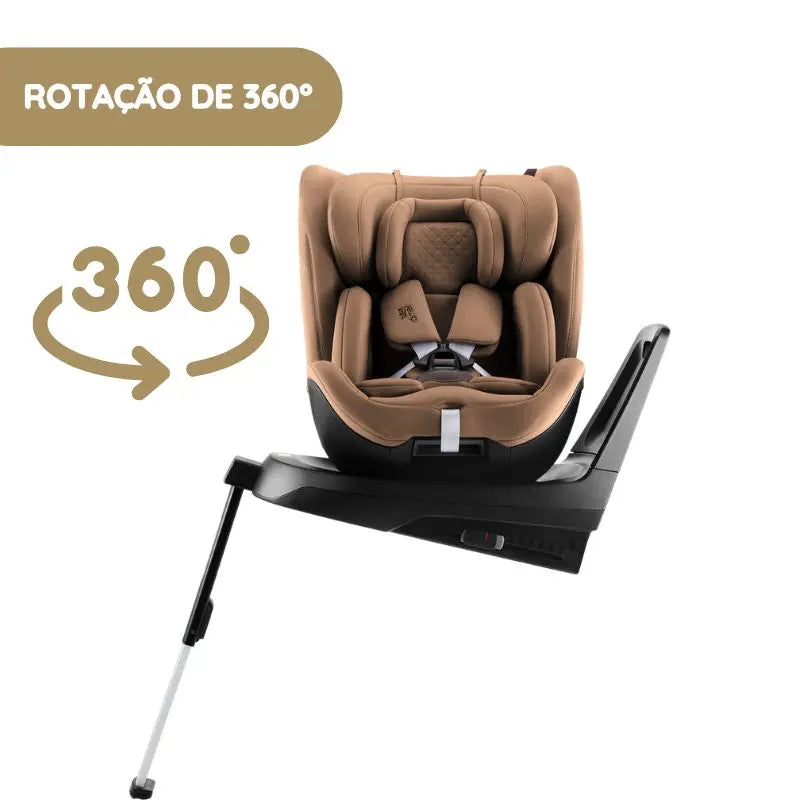 Britax Römer Cadeira Auto Swivel-Grow Max Air - LUX Onyx Black