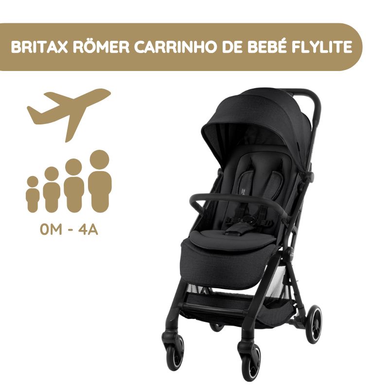 Britax Römer Carrinho de Bebé Flylite - Carbon Black