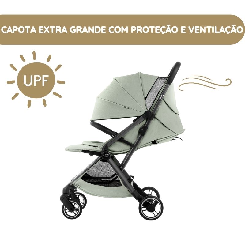 Britax Römer Carrinho de Bebé Flylite - Carbon Black