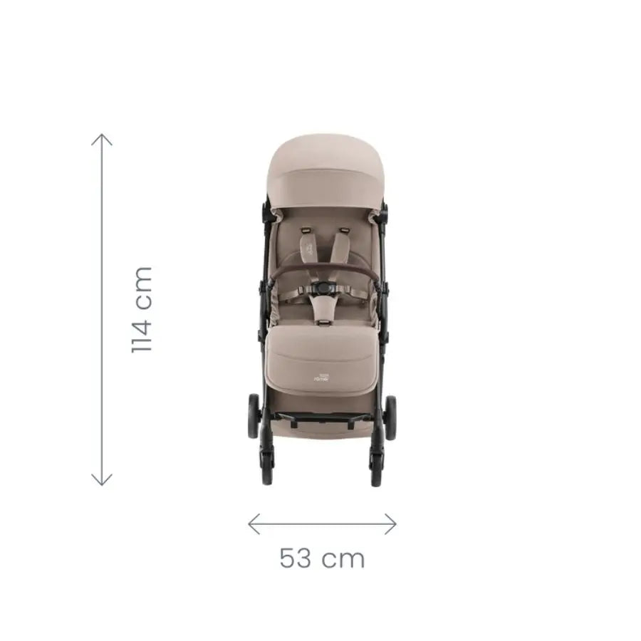 Britax Römer Carrinho de Bebé Tira - Carbon Black